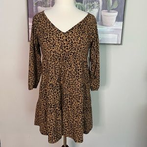 Baby Doll Cheetah Dress